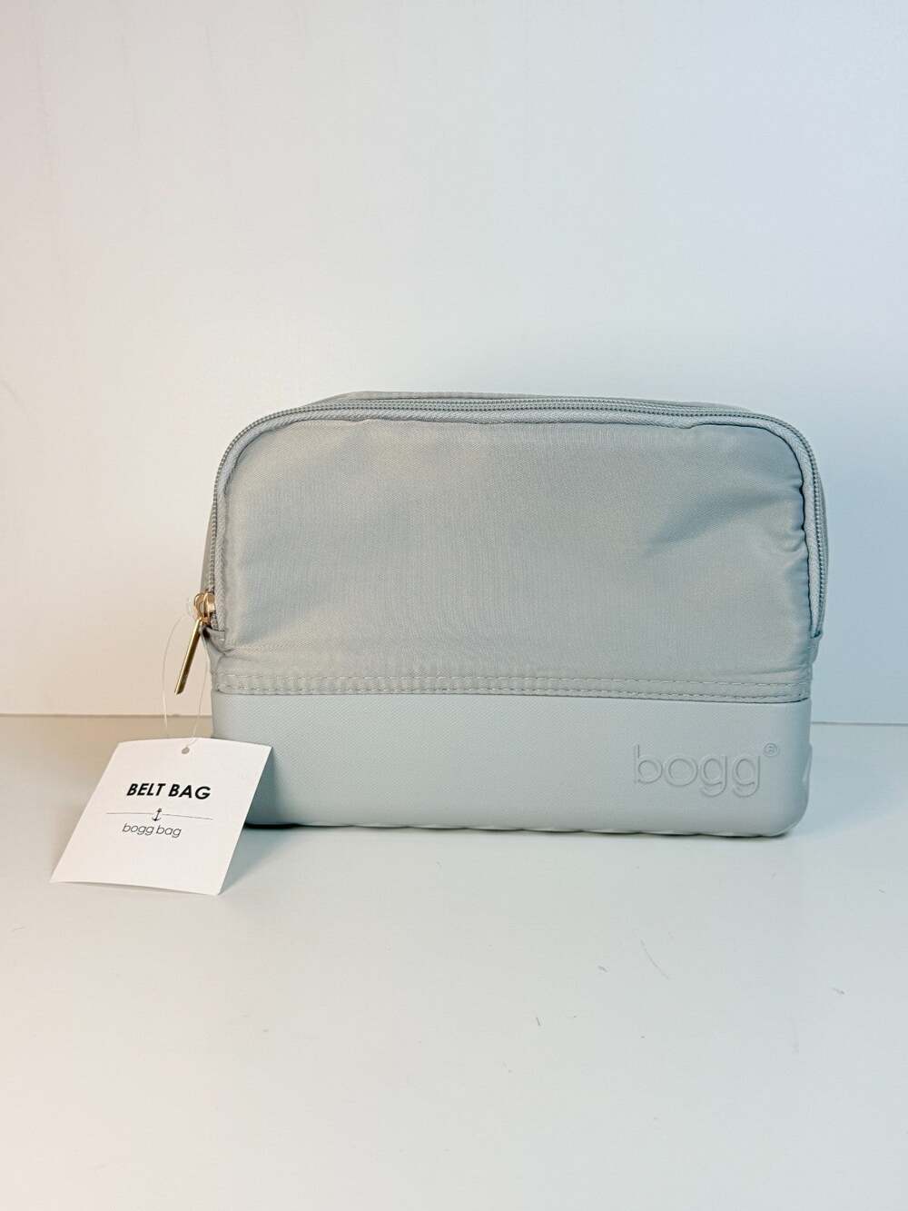 BOGG Bag Belt Bag Light Gray Crossbody Fanny Pack Adjustable Strap NWT